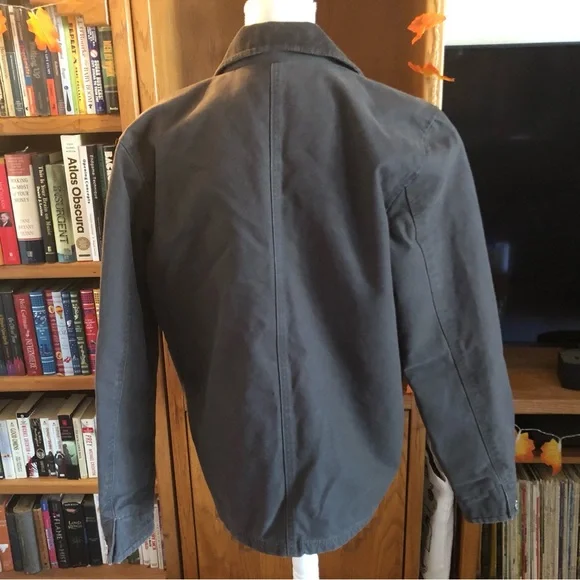 EUC Quiksilver Men's Charcoal Jacket - Picture 3 of 7